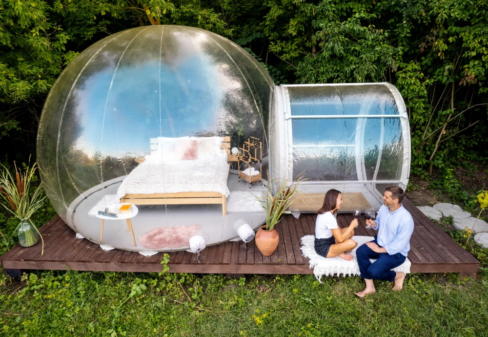 transparent crystal tents